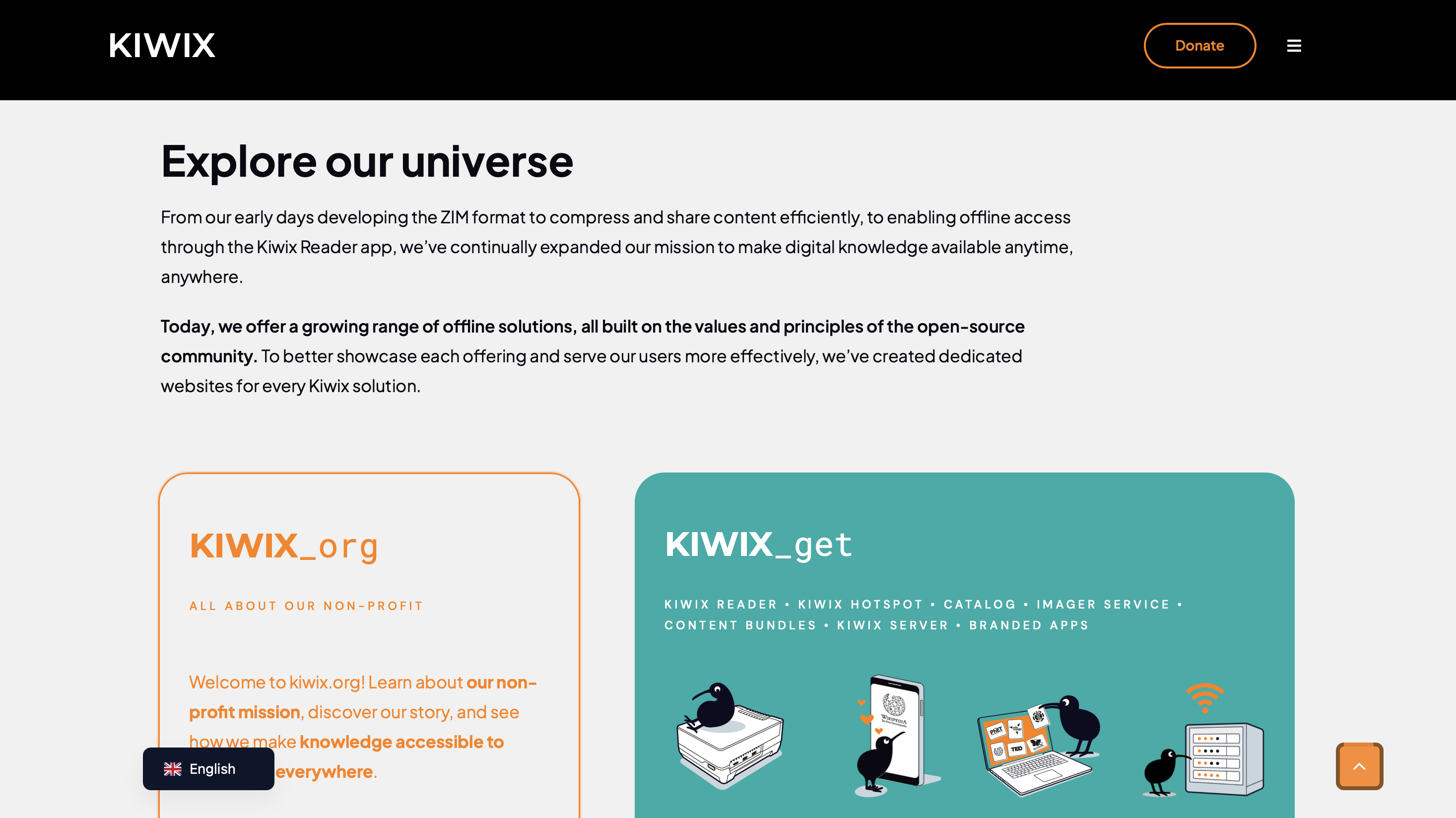 Kiwix Explore Our Universe